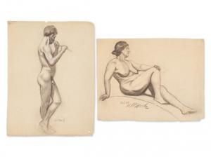 MORITZ R,Male and Female Nude,1905,Auctionata DE 2015-08-21