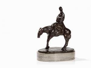 MORITZ SCHREINER Carl 1889-1948,Woman with Child on horse,1930,Auctionata DE 2015-07-21