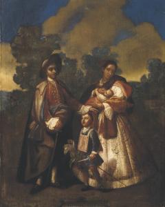 MORLETTE Y RUIZ Juan Patricio 1715-1780,DE ESPAÑOL Y MORISCA, ALBINO,1761,Sotheby's GB 2016-05-24