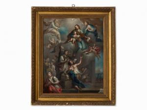 MORLETTE Y RUIZ Juan Patricio 1715-1780,Joseph’’s Ascension,1774,Auctionata DE 2015-06-16