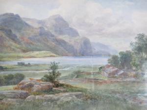 MORLEY Ralph 1800-1900,Mountainous wooded lake scene with farmstead 'Llyn,Cuttlestones GB 2021-09-02