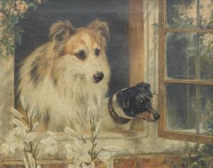 MORLEY Robert 1857-1941,At Home - A Rough Collie and a Terrier,Bonhams GB 2023-11-08