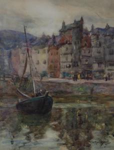MORLEY Thomas William 1859-1925,European harbour scene,1910,Rosebery's GB 2023-06-27
