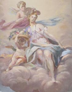 Morocutti Antonio 1891-1971,Figura allegorica e putti,Capitolium Art Casa d'Aste IT 2018-06-13