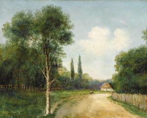 MOROSOFF Alexandre 1835-1904,Country Landscape,1903,Heritage US 2008-11-14
