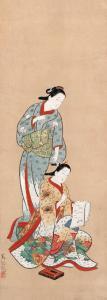 MOROTANE FURUYAMA,Two courtesans,Christie's GB 1998-10-27