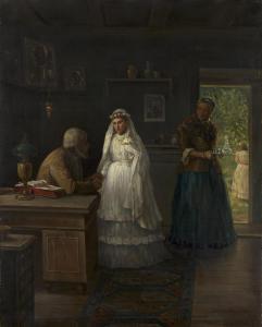 Morozov Aleksandr Ivanovic 1835-1904,Before the Wedding,1879,MacDougall's GB 2020-05-16
