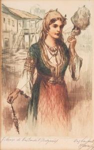MOROZOV Petar 1880-1951,A spinner from Kyustendil,Artmark RO 2025-06-17