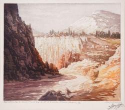 MOROZOV Petar 1880-1951,The waterfall near Skakavitsa,1936,Artmark RO 2025-06-17