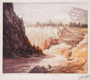 MOROZOV Petar 1880-1951,The waterfall near Skakavitsa,1936,Artmark RO 2025-06-17