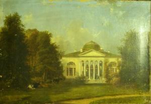 MORREN 1800-1800,Famille au jardin,1848,Millon & Associés FR 2012-01-27