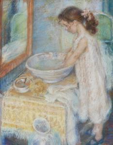 MORREN Georges 1868-1941,Jeune fille à la toilette,1905,Sotheby's GB 2023-10-23