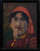 MORRIS Cedric Lockwood 1889-1982,portrait of an Arab Woman,1921,Reeman Dansie GB 2019-04-09