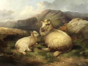 MORRIS Charles Alfred 1835-1896,a study of sheep,Batemans Auctioneers & Valuers GB 2017-10-07
