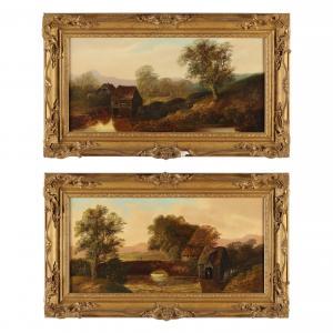 MORRIS Charles Greville 1861-1922,A Pair of Landscape,Leland Little US 2023-02-02