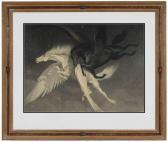 MORRIS George Ford 1873-1960,Black and White Pegasus,1925,Brunk Auctions US 2019-12-07