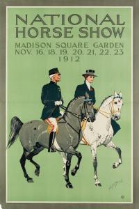 MORRIS George Ford,NATIONAL HORSE SHOW / MADISON SQUARE GARDEN,1912,Swann Galleries 2018-03-01