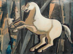 MORRIS Gerard 1955,The Horse of Avignon,1993,Rowley Fine Art Auctioneers GB 2019-09-07