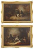 MORRIS J D,Dogs ratting in a barn; Dogs in a cottage interior,19th century,Sworders GB 2023-09-26