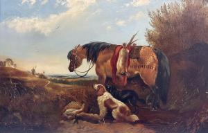 MORRIS James Charles,Pony and Spaniels with the Day's Bag,David Duggleby Limited 2024-01-18