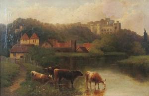 MORRIS John 1800-1800,Cattle wading in the river,19th century,O'Gallerie US 2019-04-02