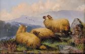 MORRIS John 1958,Sheep resting in a Highland landscape,1990,Christie's GB 2001-03-08