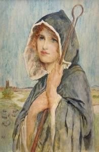 MORRIS Philip Richard 1836-1902,The Young Shepherdess,David Duggleby Limited GB 2023-03-17