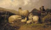 MORRIS W,Sheep in a Highland landscape,Christie's GB 2001-03-08