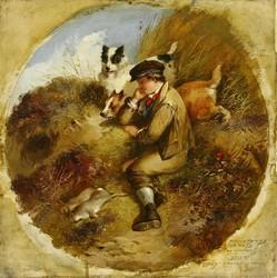 MORRIS W. Walker 1850-1875,BOY WITH TERRIERS RABBITING,Sworders GB 2019-04-30