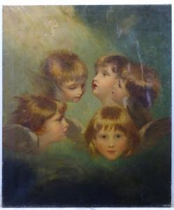 MORRIS William Bright 1844-1912,Heads of Angels,1906,Dickins GB 2019-04-15