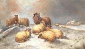 MORRIS William Bright 1844-1912,Sheep in a winter landscape, initialled,Bonhams GB 2007-03-26