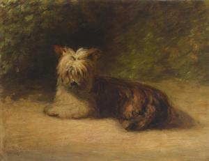 MORRISON Alexander 1864-1886,Skye Terrier lying down,John Moran Auctioneers US 2019-10-13
