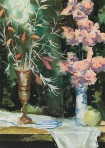 Morrison George C.,STILL LIFE, VASE OF FLOWERS,Ross's Auctioneers and values IE 2023-12-06