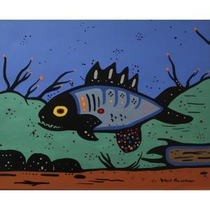 MORRISSEAU DAVID 1961,FISH LAYING EGGS,2020,Waddington's CA 2023-02-09