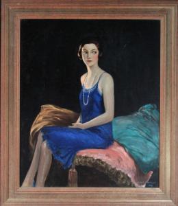 MORRITT Henry,"THE BLUE DRESS",1929,Anderson & Garland GB 2011-03-22