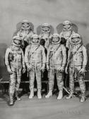 MORSE Ralph 1917-2014,The original seven Mercury astronauts, Langley Air,1960,Skinner US 2017-11-02