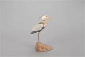 MORSE Robert 1920-1960,Miniature Great Blue Heron,1945,Copley US 2022-07-15