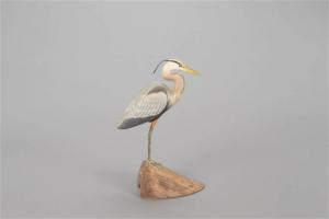 MORSE Robert 1920-1960,Miniature Great Blue Heron,1945,Copley US 2022-07-15