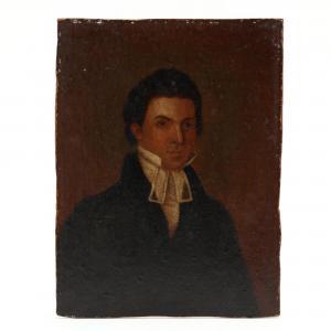 MORSE Samuel F.B. 1791-1872,Portrait of Reverend Edward Thomas,1830,Leland Little US 2021-06-12
