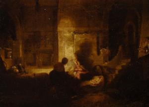 MORSE Samuel F.B. 1791-1872,The Holy Family at Night,William Doyle US 2022-11-03