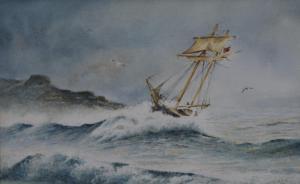 MORSLEY Charles W,Boat in Choppy Sea,Rowley Fine Art Auctioneers GB 2022-01-15