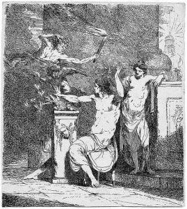 MORTIMER John Hamilton 1740-1779,Die Gorgonen Medusa,1778,Galerie Bassenge DE 2015-11-26