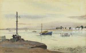 MORTIMER John 1933,On Mudeford Quay,Eastbourne GB 2020-11-27