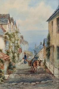 MORTIMER Louis 1800-1900,A Coastal Street Scene,John Nicholson GB 2019-11-27