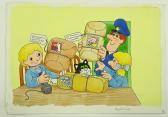 Mortimer Ray,Postman Pat illustrations,Burstow and Hewett GB 2017-12-20