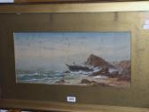 MORTIMER Thomas 1880-1920,The Old Wreck, a rocky coastland with sh,Bamfords Auctioneers and Valuers 2005-12-07