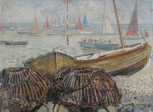 MORTON Cavendish 1911-2015,Lobster pots, fishing boats and yachts,1951,Woolley & Wallis 2008-07-16