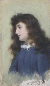 MORTON George 1851-1904,Portrait of 'Cousin Elsie',Gorringes GB 2010-09-08