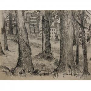 MOSELY Jimmie 1927-1974,View from the Park,1968,Ripley Auctions US 2017-03-18