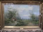 MOSER H.J,COUNTRYSIDE SCENE WITH HORSE BY A STREAM,Cato Crane & Company GB 2013-03-06